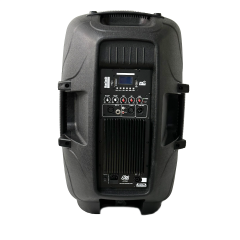 STI J-15A Aktif Plastik Hoparlör - 450 Watt, Tiz-Bas-Mid Ayarlı, USB Okuyuculu, Ekstra Hoparlör Çıkışlı