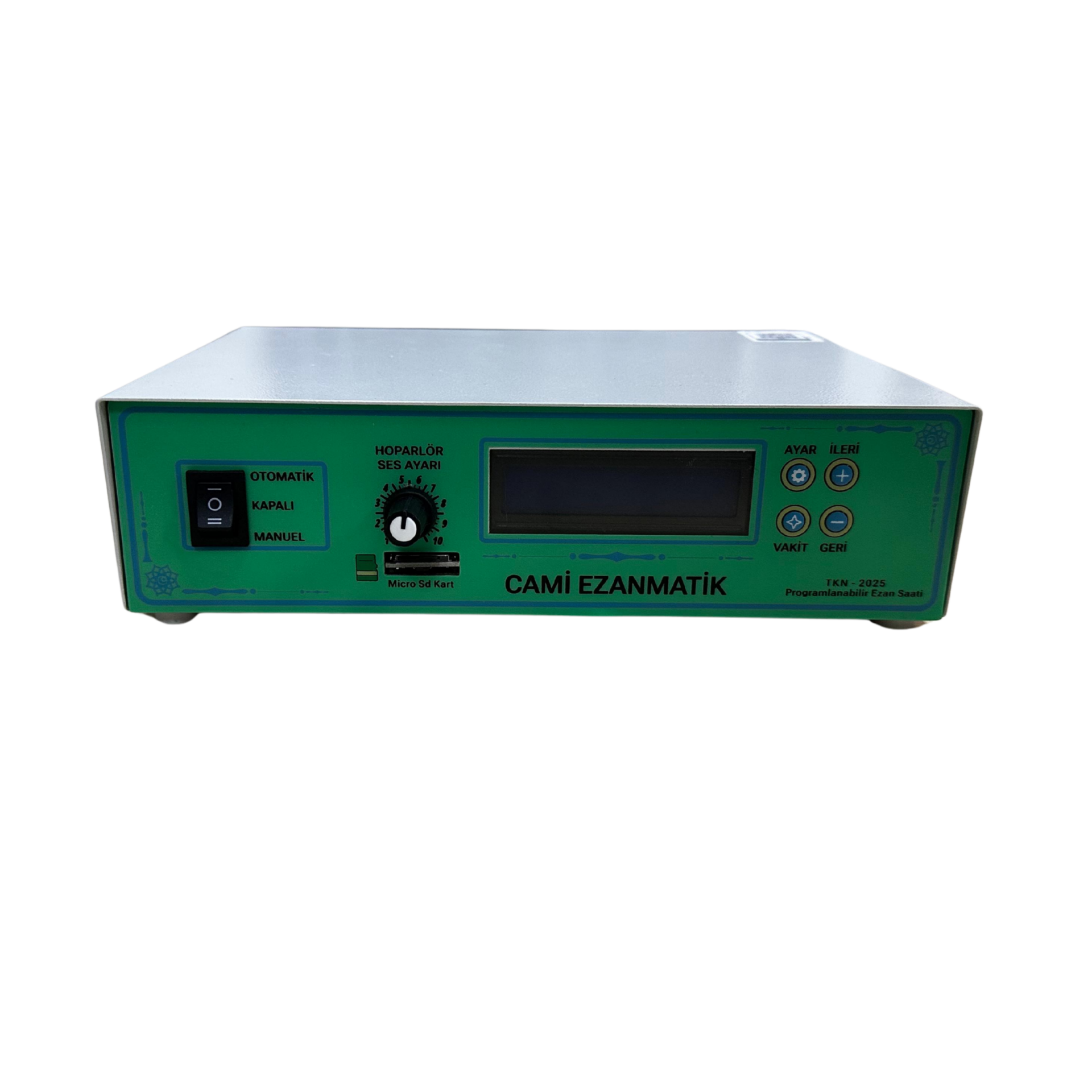 Cami Vakitmatik TKN-2025 GPS Özellikli Tam Otomatik Dijital Ezan Cihazı